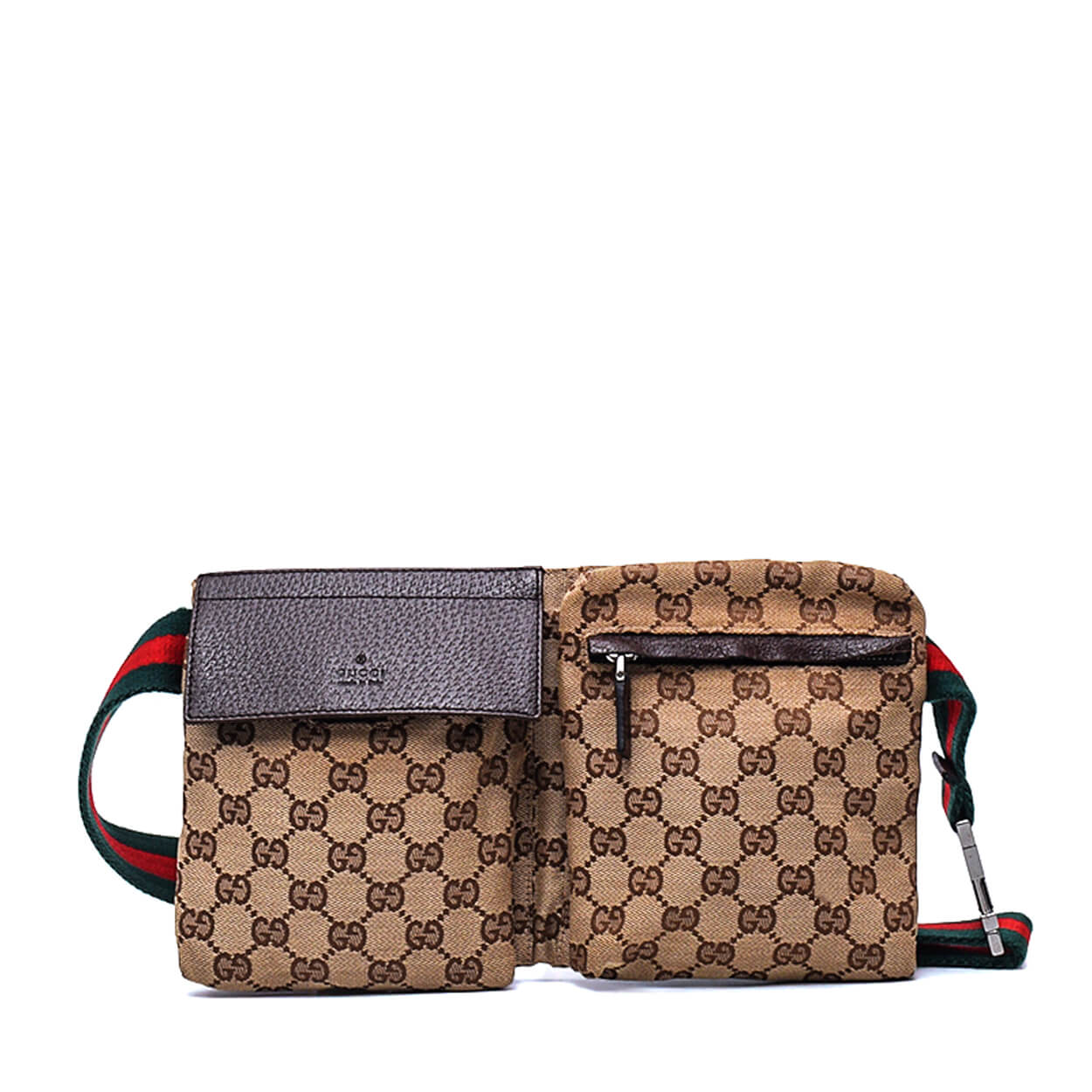 Gucci - GG Supreme Canvas Web Stripe Belt Bag